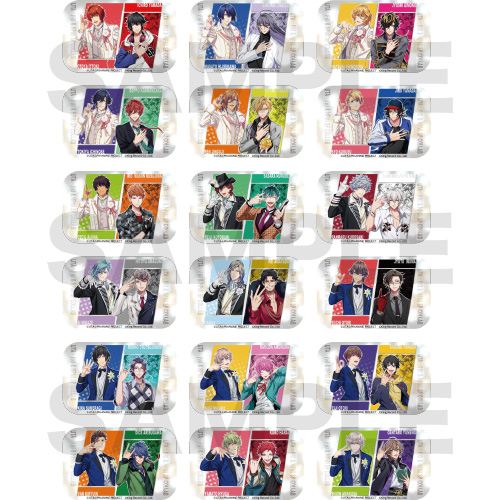 トレーディングスクエア缶バッジ(うた☆プリ＆ヒプマイSPコラボ)