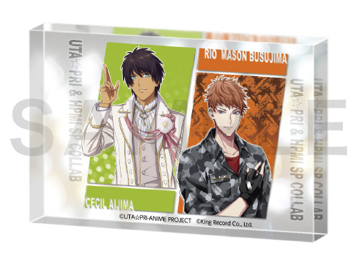 アクリルブロック セシル＆理鶯(うた☆プリ＆ヒプマイSPコラボ)