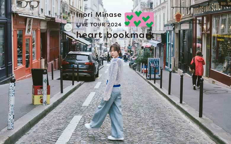 Inori Minase LIVE TOUR 2024 heart bookmark